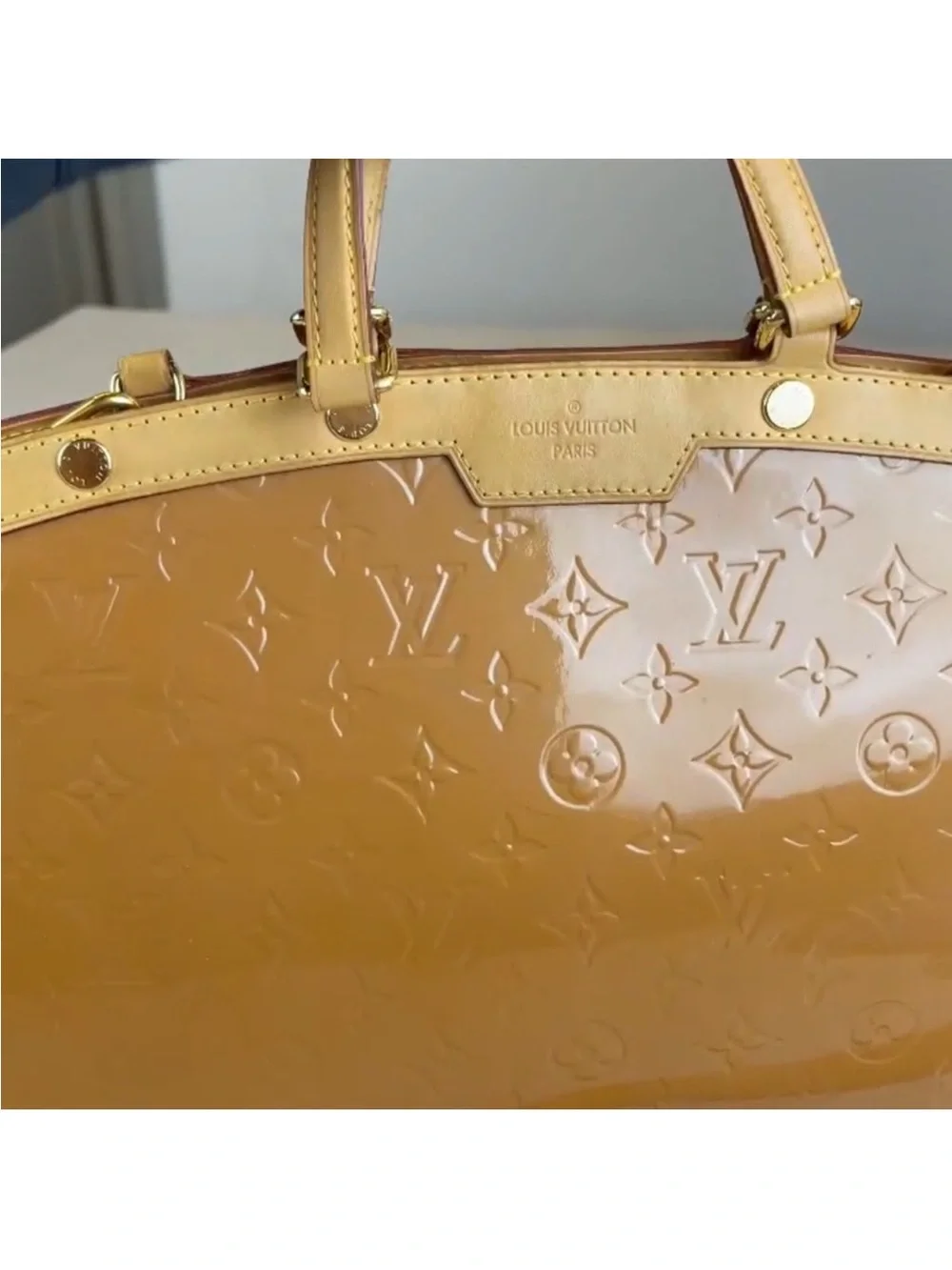 Louis Vuitton Vernis Blair MM Monogram Dune Shoulder Bag